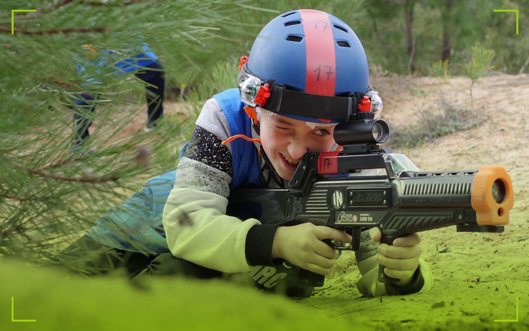 LASER DANS LA FORÊT !
